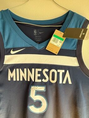 NBA Minnesota Timberwolves Anthony Edwards Signed Jersey